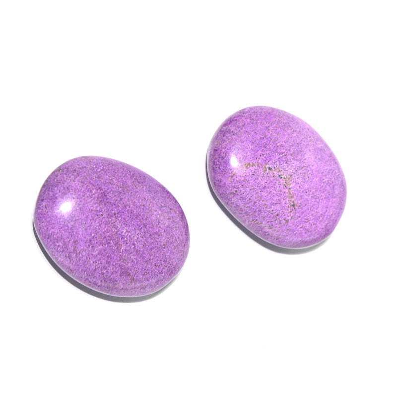 Atlantisite Palm Stone - Healing Crystal for Stress Relief & Meditation | Natural Serpentine & Stichtite Stone | Perfect for Reiki, Chakra Balancing & Spiritual Healing