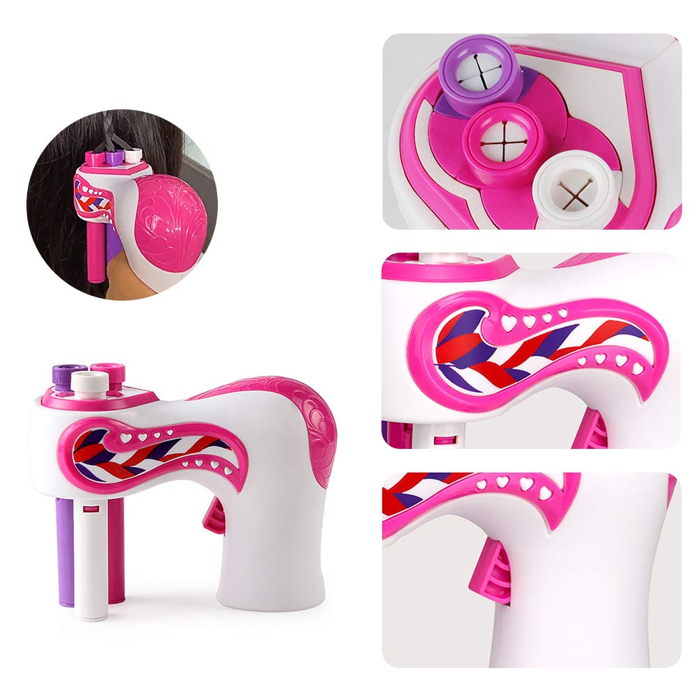 Galapara Automatic Hair Twisting Tool - Electric Hair Braider Machine with Quick Twist Rollers for Girls & Women | Perfect for Salon, Home Hairstyling & Party Looks