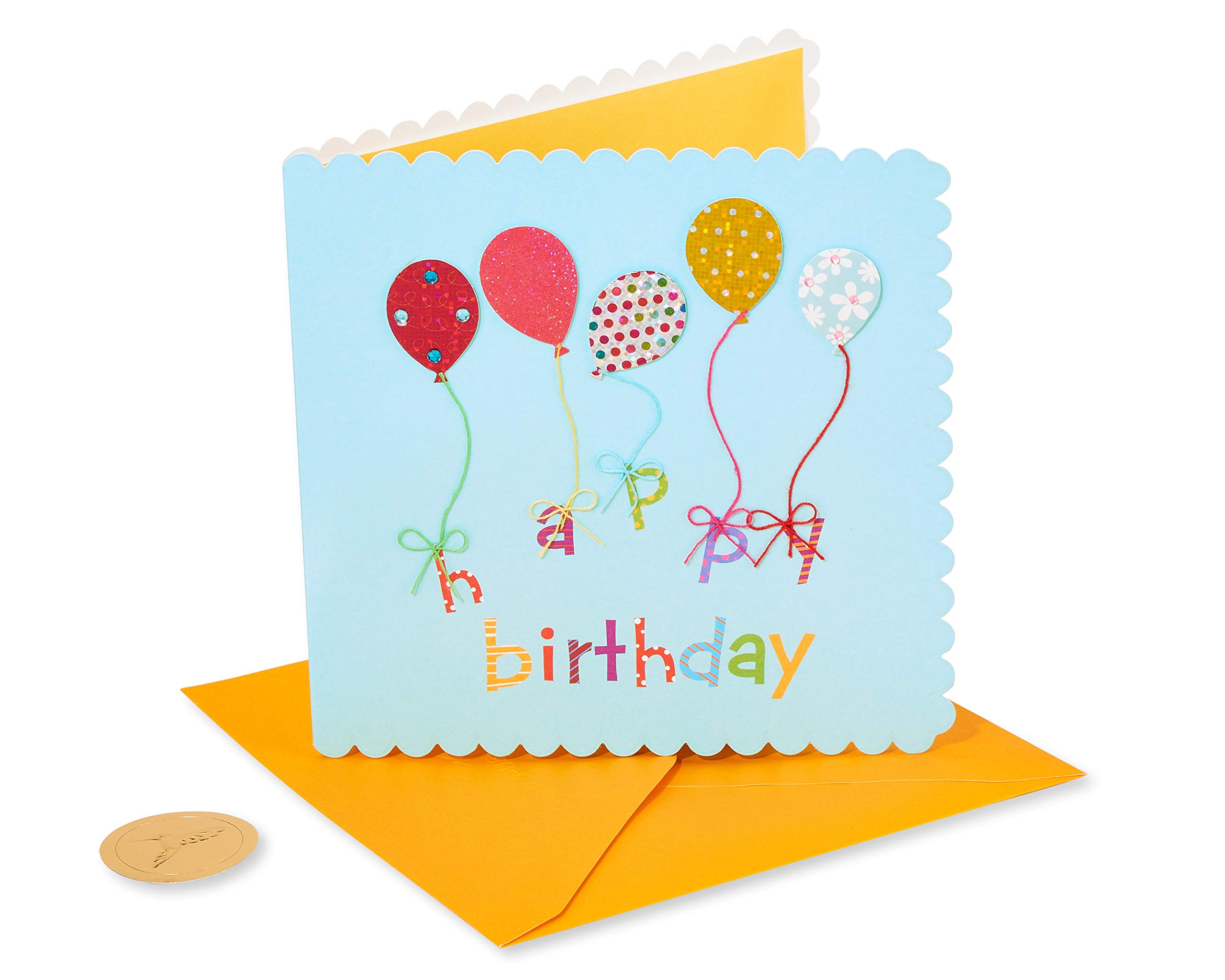 Papyrus Birthday Card - Elegant & Unique Greeting Card for Wonderful Birthday Celebrations | Perfect for Friends, Family & Loved Ones