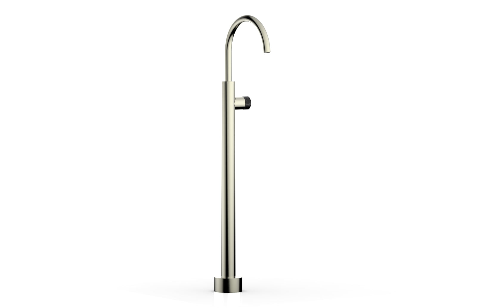 Premium BASIC II Tall Floor Mount Tub Filler with Elegant Marble Handle - Model 230 47 02 - Perfect for Modern Bathrooms & Luxury Spa Retreats