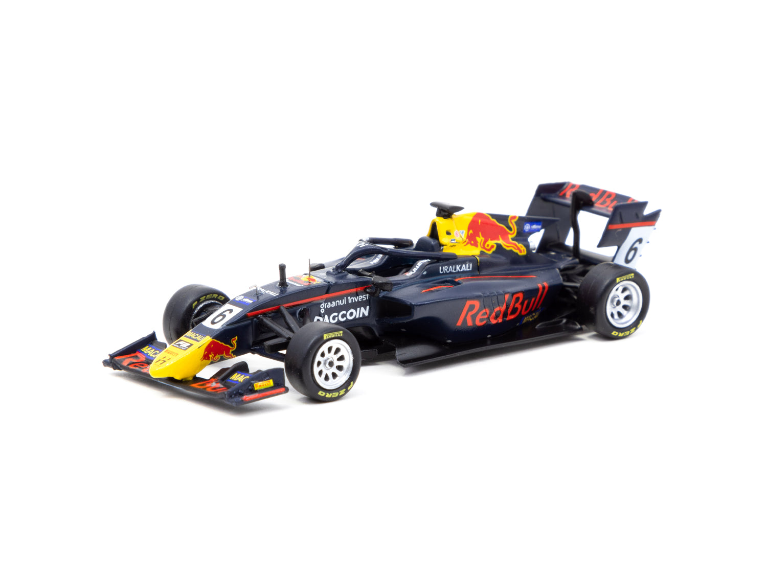 Tarmac Works 1/64 Scale Dallara Formula 3 Macau Grand Prix FIA F3 World Cup 2019 #6 Diecast Model Car - Perfect for Collectors and Racing Enthusiasts