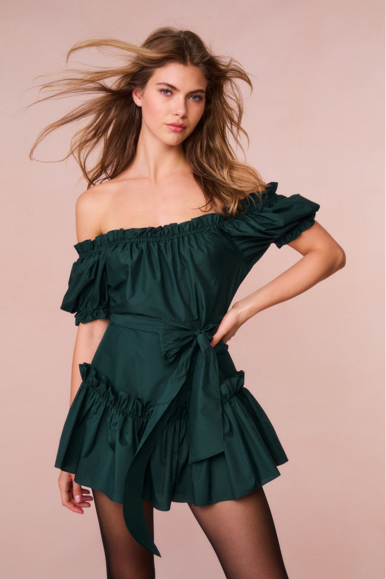 Estine Taffeta Mini Dress for Women - Elegant Party Cocktail Dress with Flowy Skirt | Perfect for Weddings, Date Nights & Special Occasions