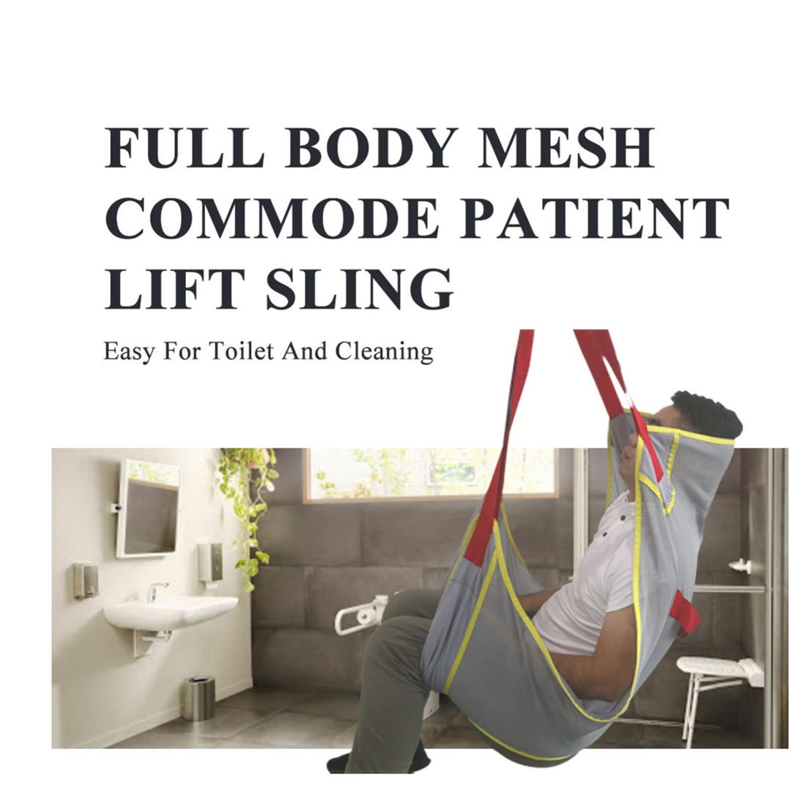 Heavy Duty Patient Lift Sling - 230kg Capacity for Home & Hospital Use