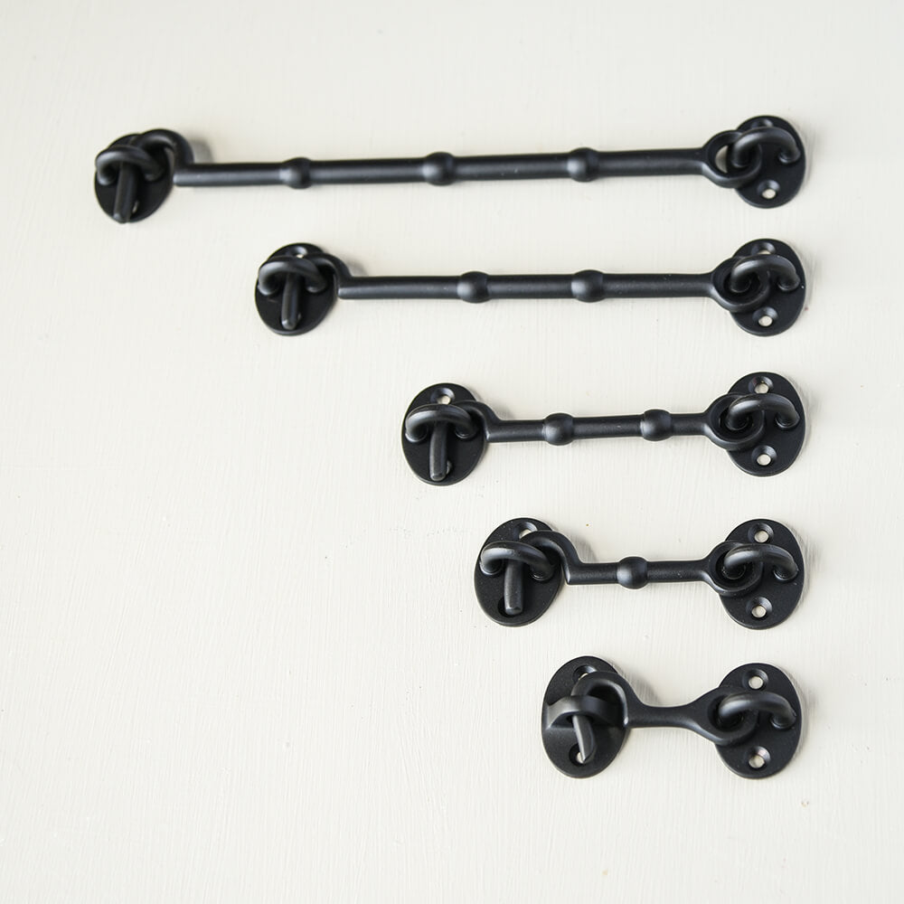 Zero Black Cabin Hook - Heavy Duty Stainless Steel Boat Hook for Docking, Mooring & Marine Use - Perfect for Yachts, Sailboats & Docking Accessories