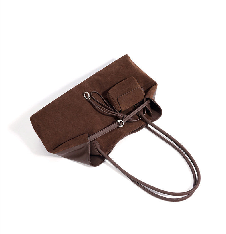 Premium Genuine Leather Shoulder Tote Bag for Women - Stylish & Comfortable Work Purse, Office Handbag, Travel Tote - Perfect for Business, Commuting & Weekend Getaways