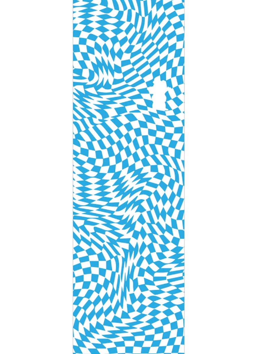 Grizzly Trippy Checkerboard Grip Tape - Premium Skateboard Grip for Enhanced Board Control - Perfect for Street Skating, Longboarding & Skatepark Tricks