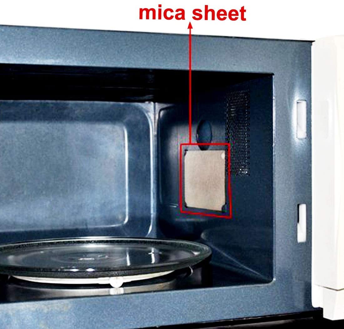 Fielect 2-Pack Universal Microwave Waveguide Cover - 20cm x 30cm x 0.5mm Mica Plate for Microwave Oven Repair - Heat-Resistant Replacement Part for All Brands (Perfect for Home Appliance Maintenance & DIY Fixes)