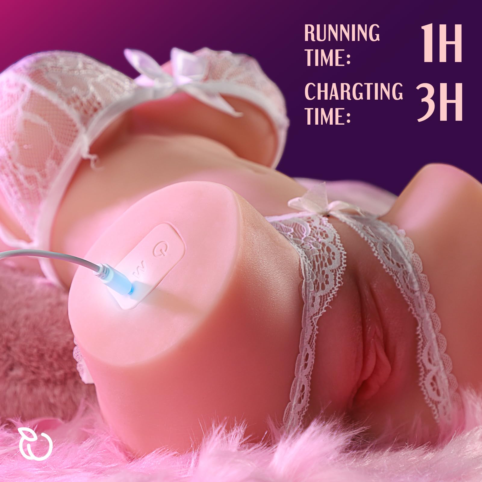 Baiwatt 13.2LB Realistic Male Masturbator with 12 Vibration Modes - 4-in-1 Sex Doll for Men, Pocket Pussy with Big Boobs, Vagina & Anal - Perfect for Solo Play, Discreet Storage & Enhanced Pleasure
