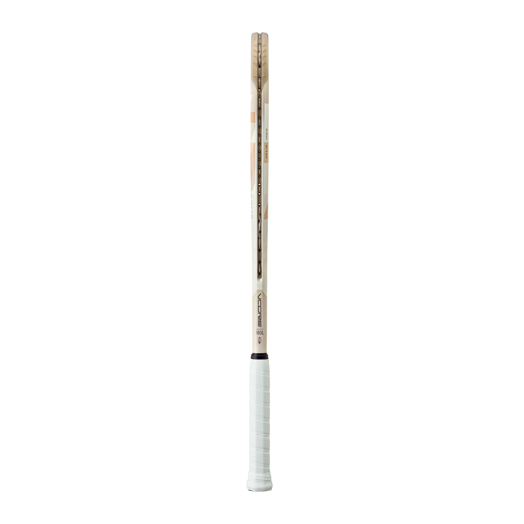 Yonex VCore 100 7th Gen 300G Unstrung Tennis Racket | Sand Beige | Professional Performance for Competitive Play & Training