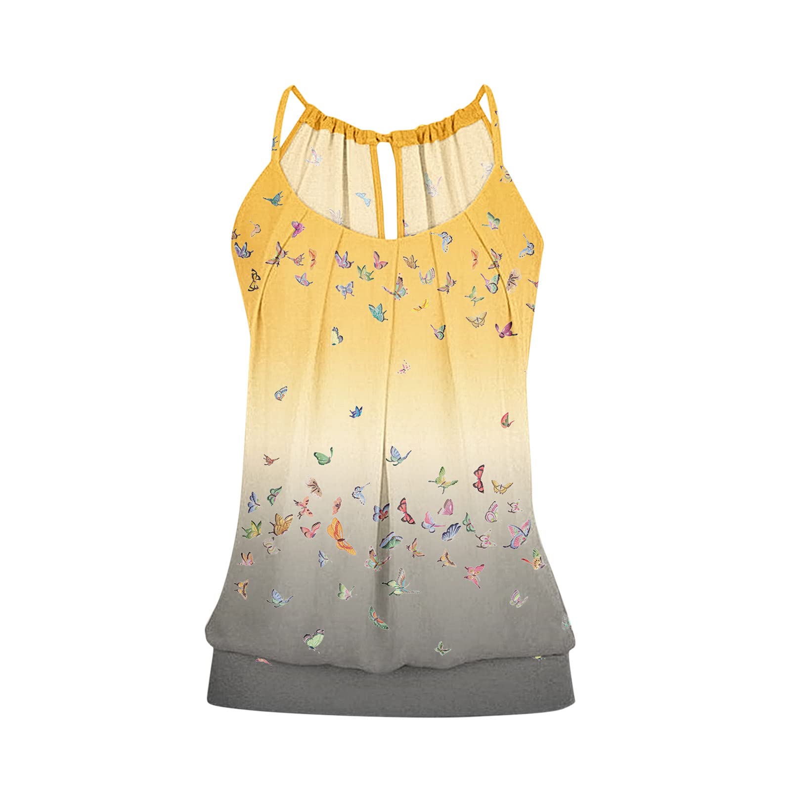 Gibobby Women's Scoop Neck Tube Tops - Casual Loose Knit Sleeveless Camisole & Sweater Blouses for Everyday Wear | Perfect for Layering, Summer Outfits, and Casual Occasions