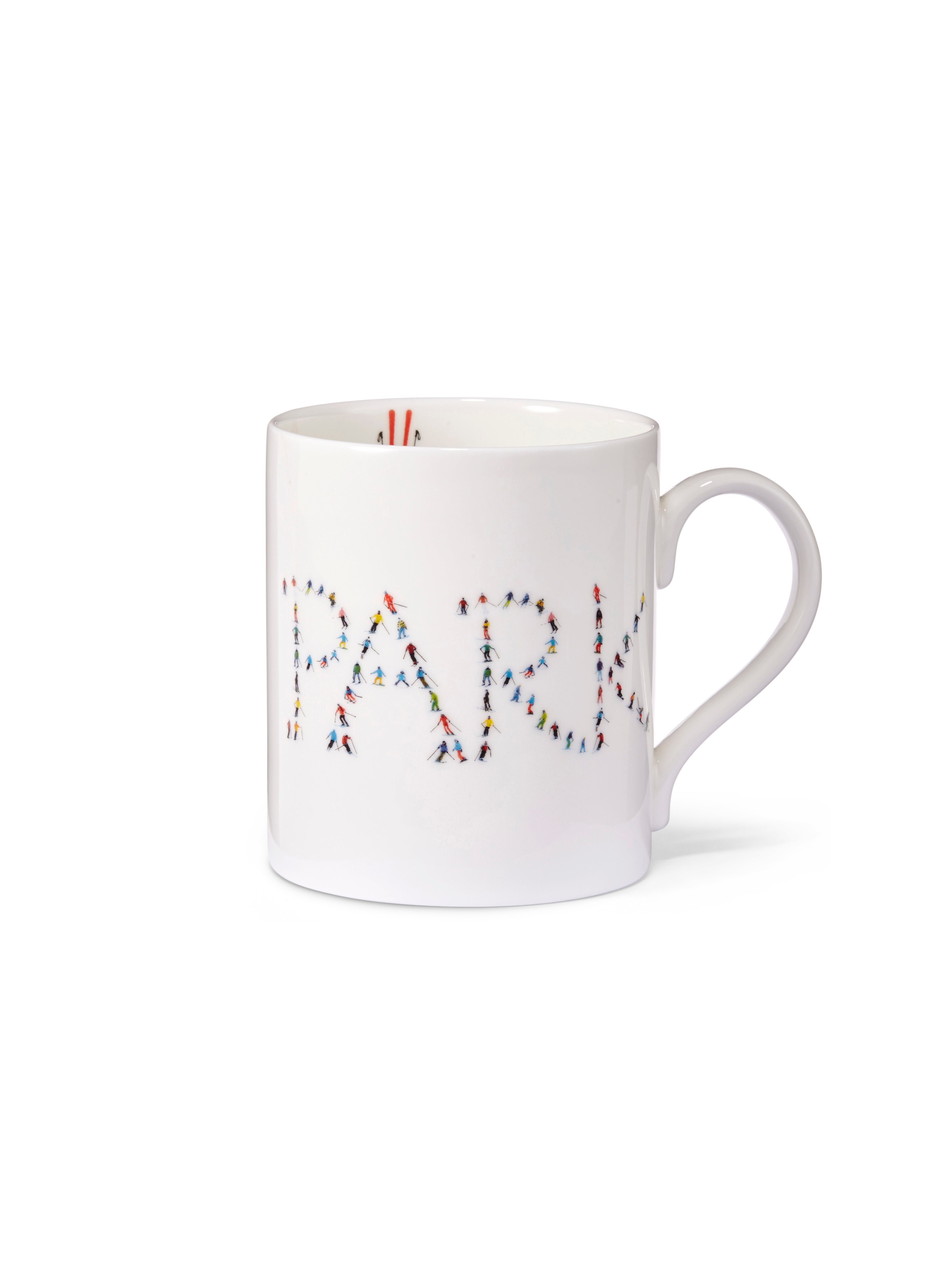 Premium Park City Ski Themed Coffee Mug - Insulated Travel Tumbler for Hot & Cold Drinks - Perfect Gift for Ski Enthusiasts & Winter Vacation Souvenirs (Use at Resorts, Après-Ski or Home Decor)