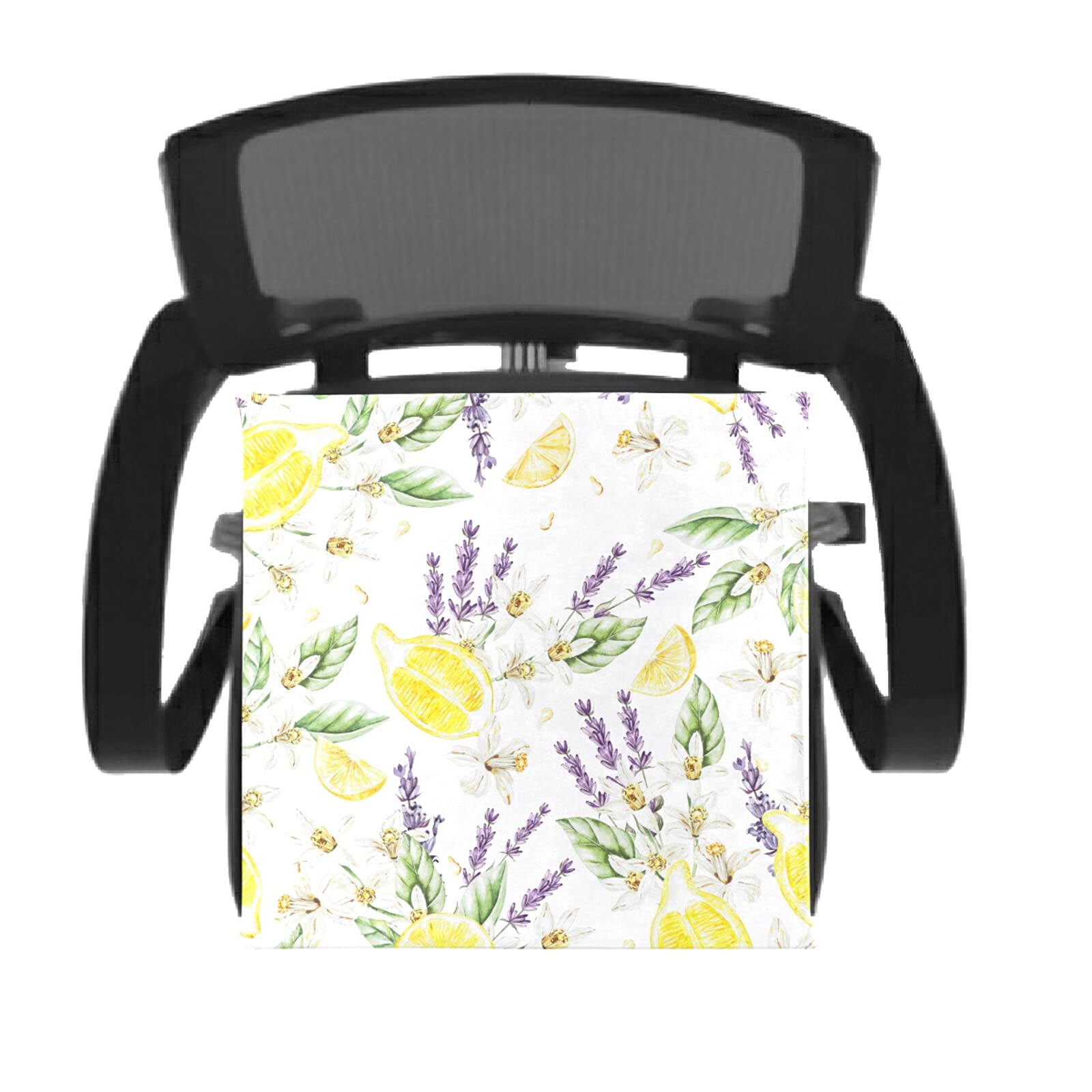 **Emelivor Memory Foam Seat Cushion - Washable Chair Pad with Lemon, Fruits, Flowers & Lavender Design for Dining, Kitchen, Office & Living Room Chairs - Comfortable Support for Home & Workspace**