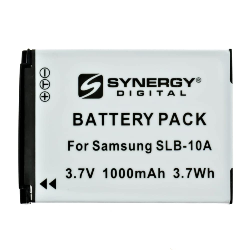 Synergy Digital Camera Accessory Kit for Samsung WB2100 - Includes SDSLB10A Replacement Battery & SDM-1501 Charger - Perfect for Travel Photography, Vlogging & Outdoor Shooting