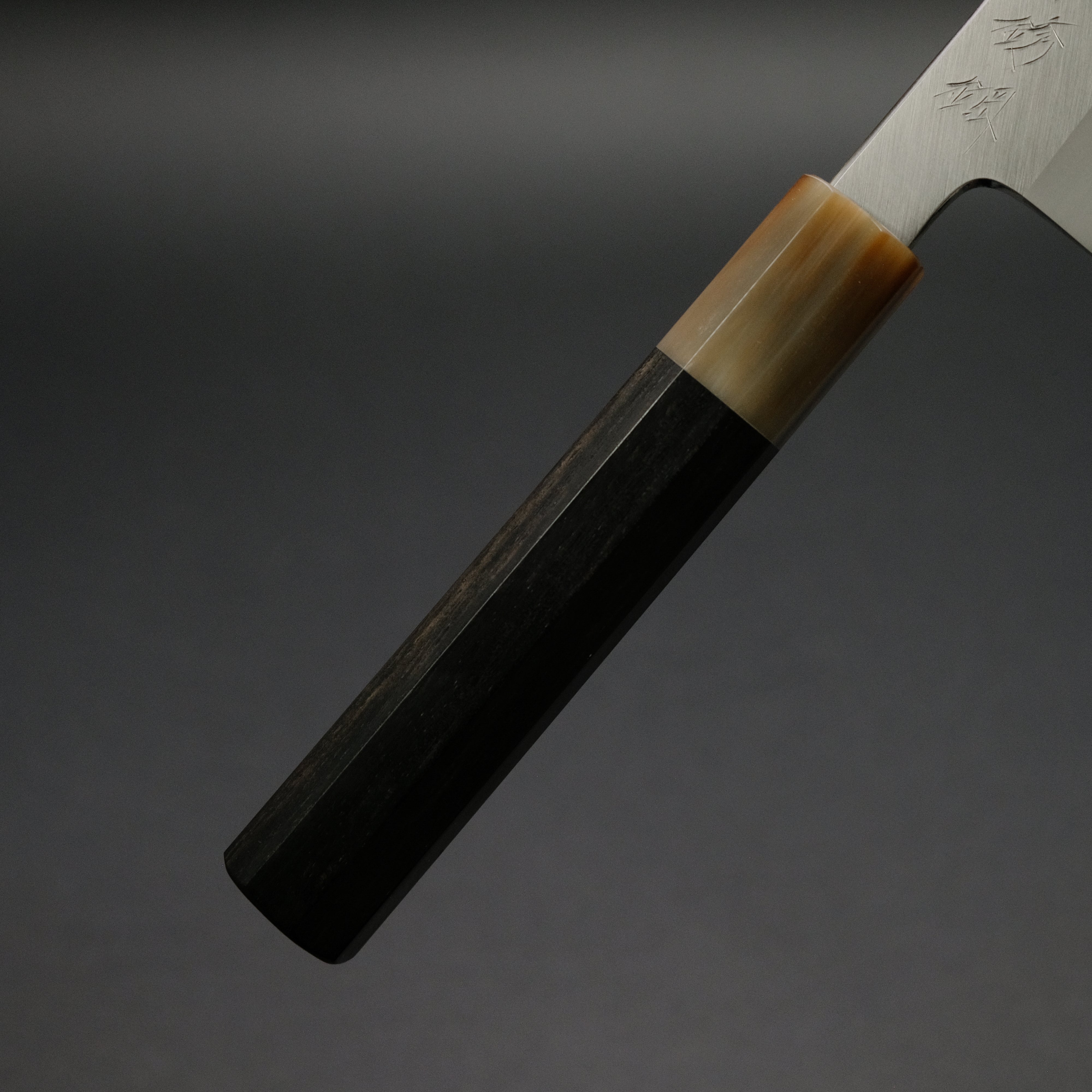 Hitohira Tanaka Kyuzo Blue #1 Stainless Clad Gyuto 240mm Japanese Chef Knife with Taihei Ebony Handle - Perfect for Sushi, Meat Slicing & Professional Kitchen Use