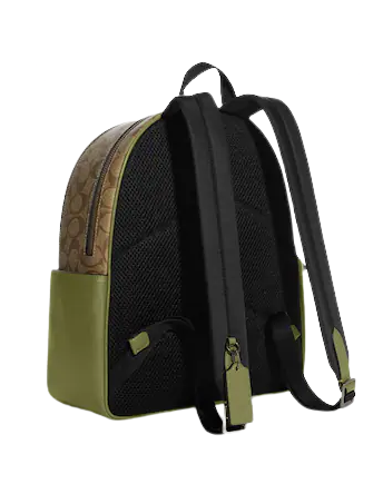 Coach Signature Canvas Court Backpack - Stylish & Durable Women's Backpack for Work, School & Travel | Perfect for Commuting, College & Everyday Use