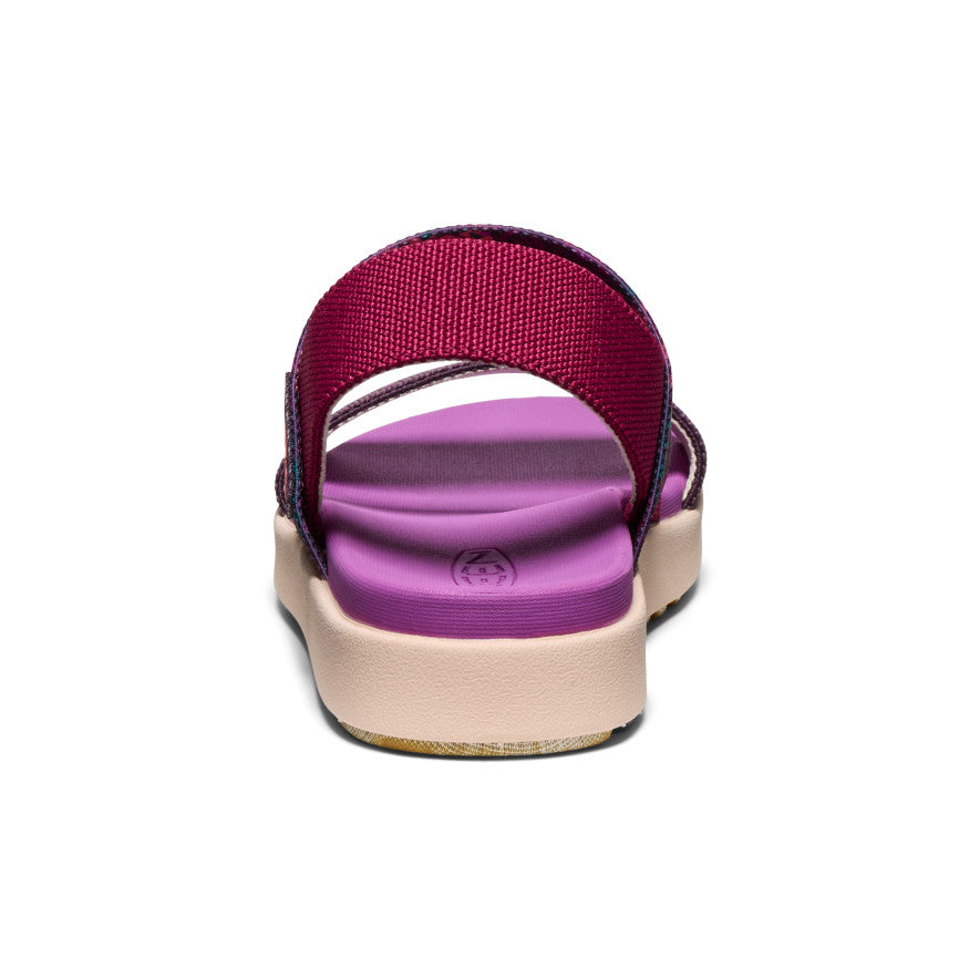 Women's Elle Backstrap Sandal - Comfortable Strappy Summer Sandals in Beaujolais/Plum Perfect | Perfect for Beach, Vacation & Casual Outings