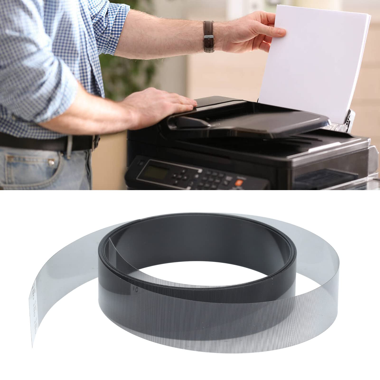 Agatige Printer Encoder Strip - 180LPI Linear Encoder Scale Strip PET Film Replacement for Roland SP/VP/XC/SJ 540/640/740 & DX4/DX5/DX7 Print Heads - 15mm x 2700mm Raster Parts - Perfect for Printer Maintenance and Repair
