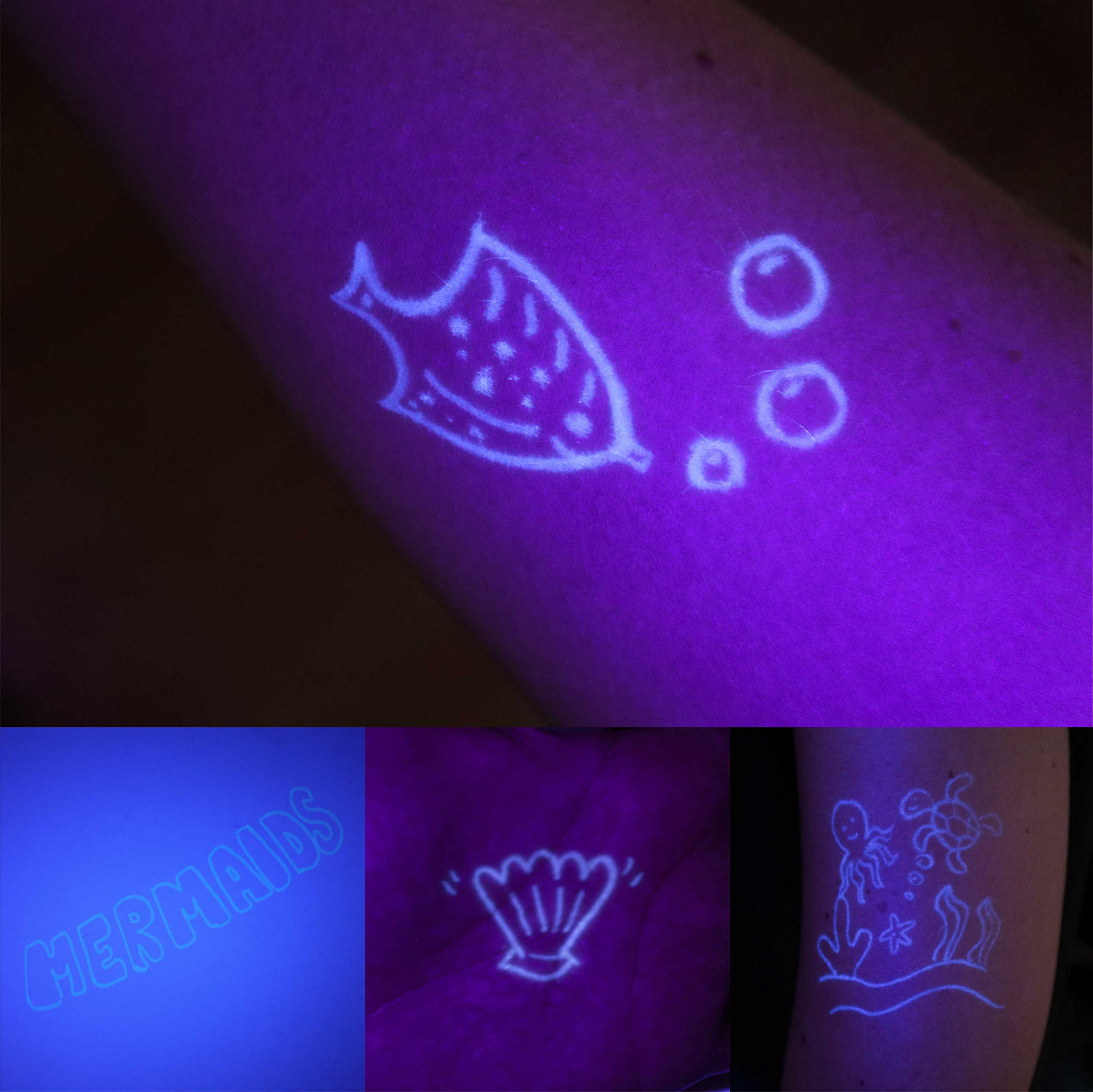 BONNYCO 16-Pack Invisible Ink Pen and Notebook Set for Kids - Mermaid Themed Spy Writing Kit, Magic Secret Message Pens for Birthday Party Favors & School Prizes | Perfect for Mermaid Parties, Classroom Rewards & Creative Play
