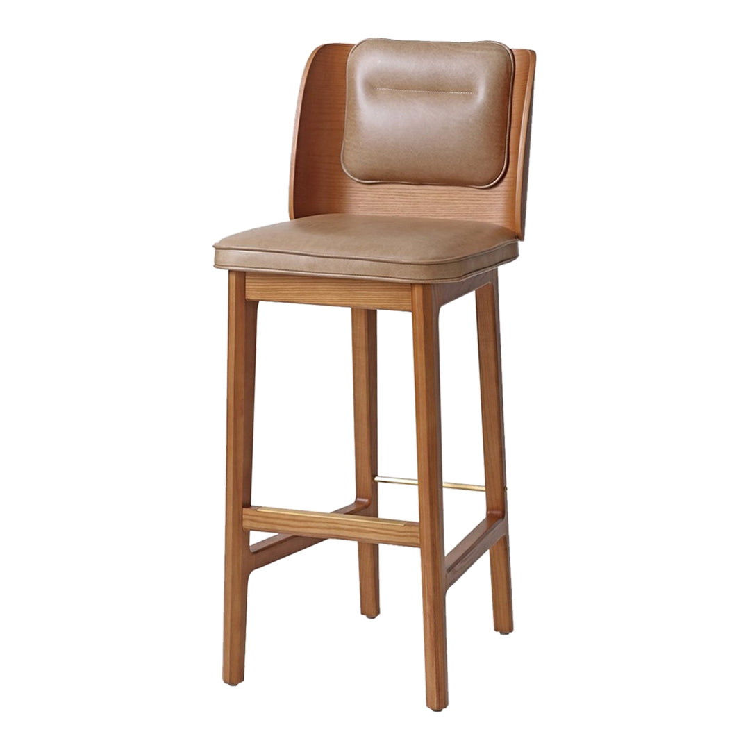 Brightliner Boyd Bar Stool by Stellar Works - Modern Kitchen & Dining Counter Stool for Home, Bar, and Restaurant Use