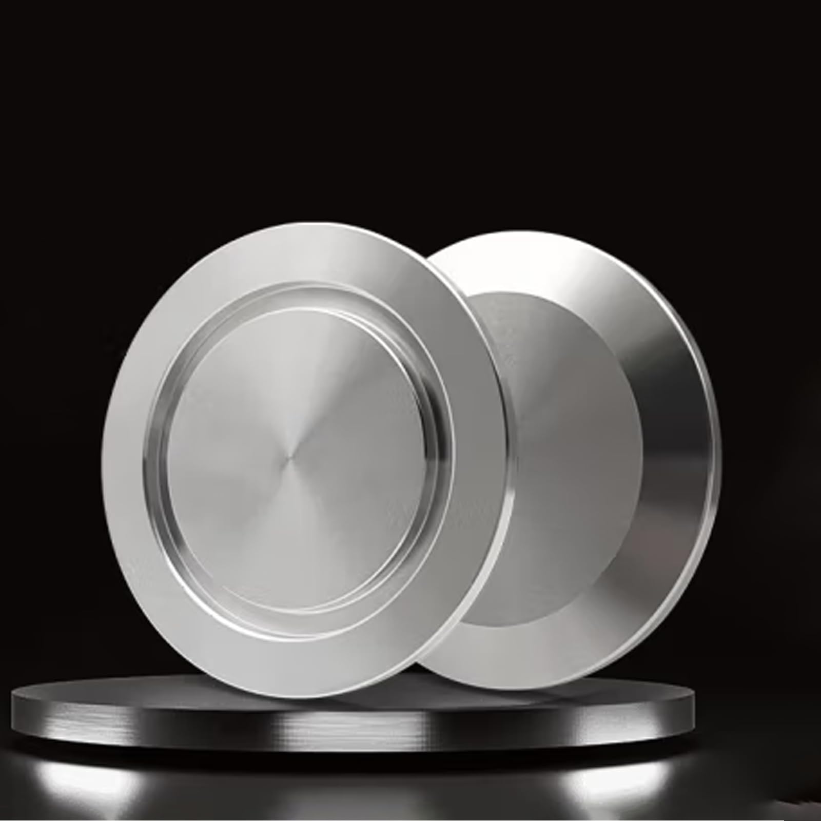2PS KF40 Vacuum Fittings - Stainless Steel KF 40 Tri Clamp Blank Flange Plate, Blind Cap & End Caps for Dairy, Food, Wine, Beverage & Cosmetics Processing - Perfect for Industrial Vacuum Systems & Laboratory Equipment