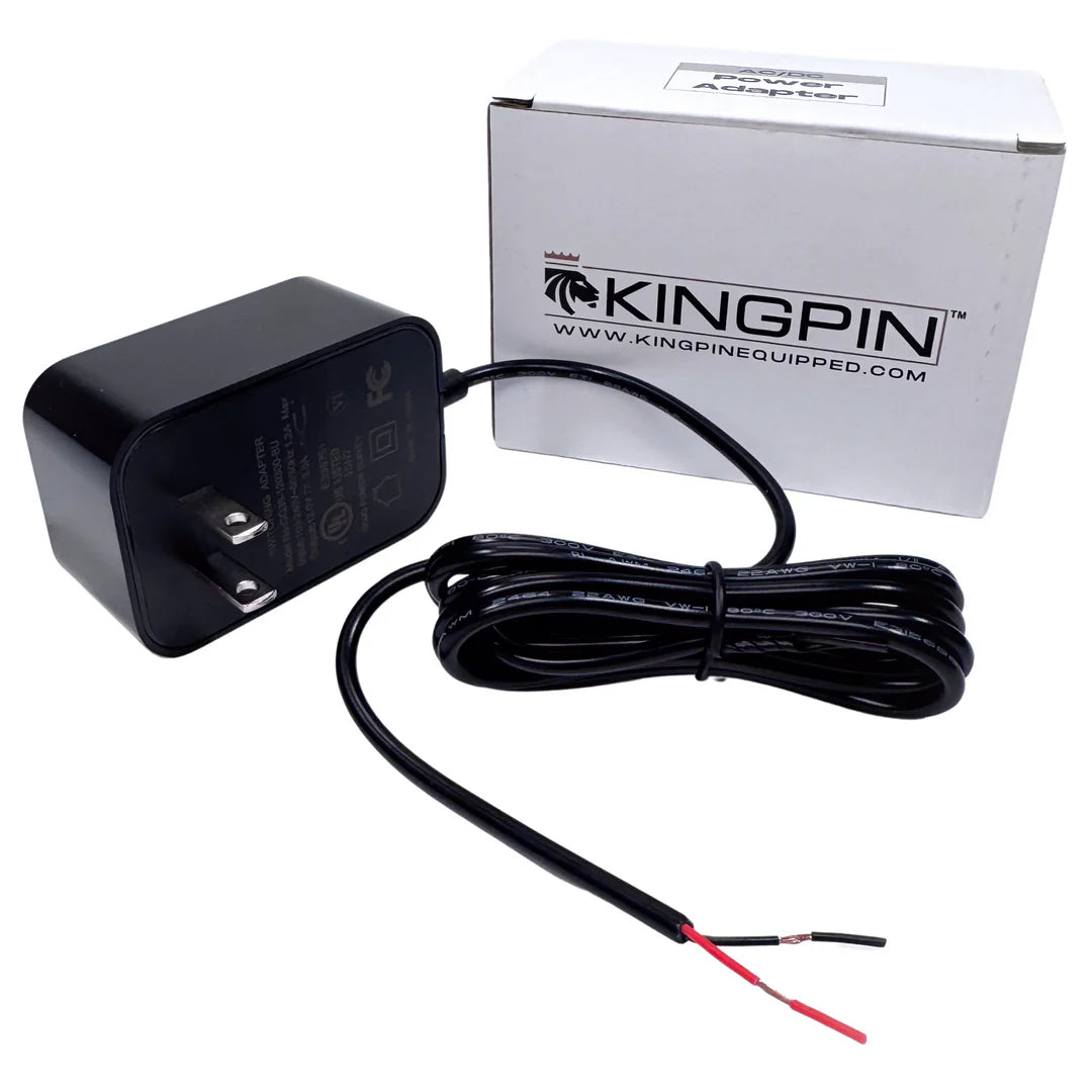 Kingpin AC Power Supply Adapter - Universal High Wattage Power Converter for Home & Office Electronics - Perfect for Laptops, Monitors & Gaming PCs