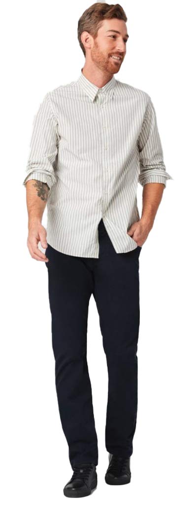 Mavi Zach Men's Regular Rise Straight Leg Jeans - Comfortable & Stylish Denim Pants for Casual Wear, Work & Everyday Outfits