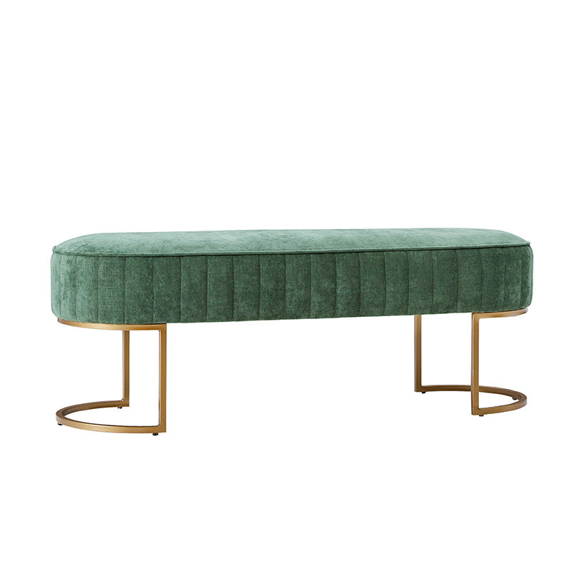Damian Entryway Bench with Storage & Sturdy Metal Base - Modern Hallway Shoe Bench for Entryway, Living Room & Bedroom - Perfect for Organizing Shoes, Hats & Bags