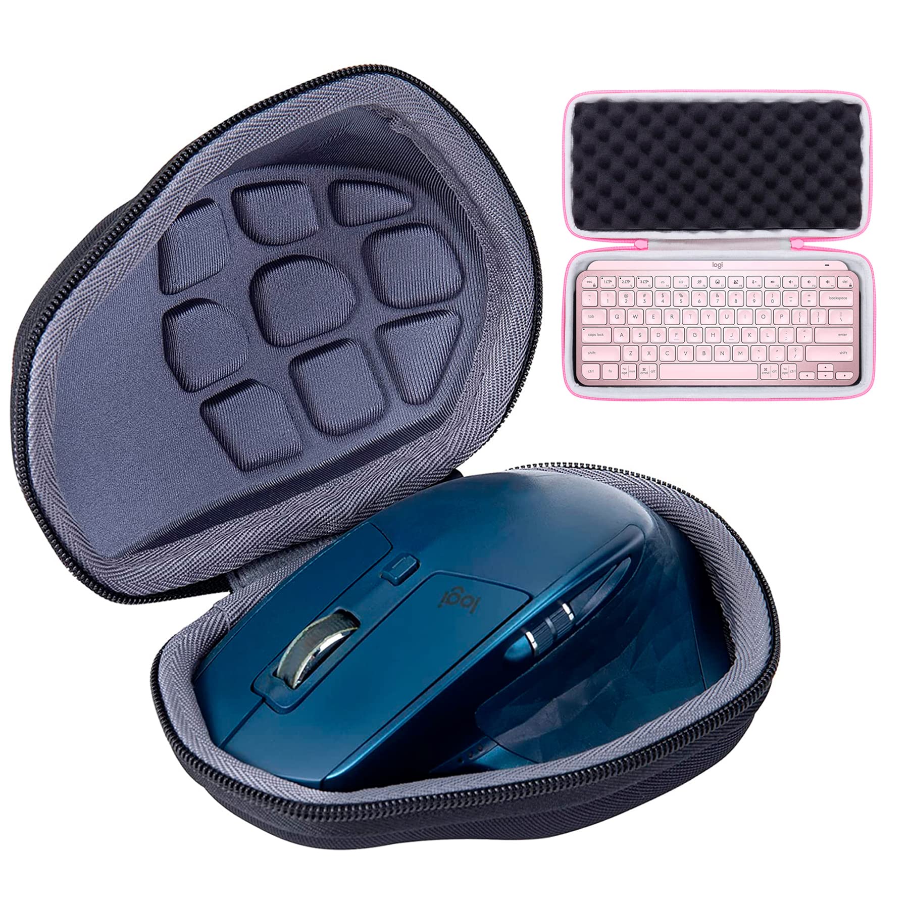 Durable Hard Case for Logitech MX Master 2S Mouse & MX Keys Mini Keyboard - Protective Travel Storage for Office, Home & Business Trips