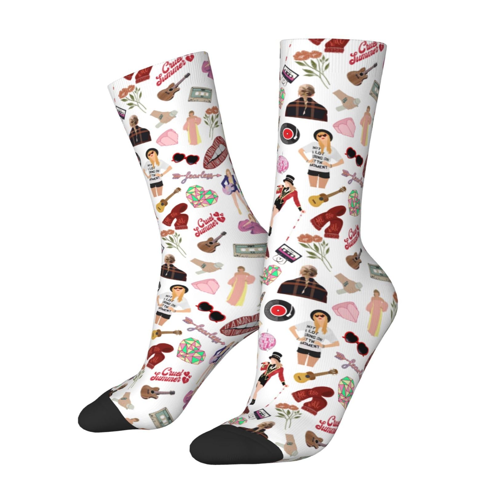**Breathable Moisture-Wicking Crew Socks for Women & Men - Athletic Hiking Socks - Perfect for Sports, Workouts & Outdoor Adventures**