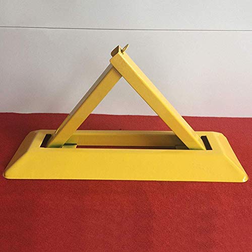 Manual Parking Lock & Road Barrier - Heavy Duty Movable Parking Stop Switch & Automatic Lane Bollard for Driveways, Garages & Commercial Lots | Deter Unauthorized Parking & Control Traffic Flow