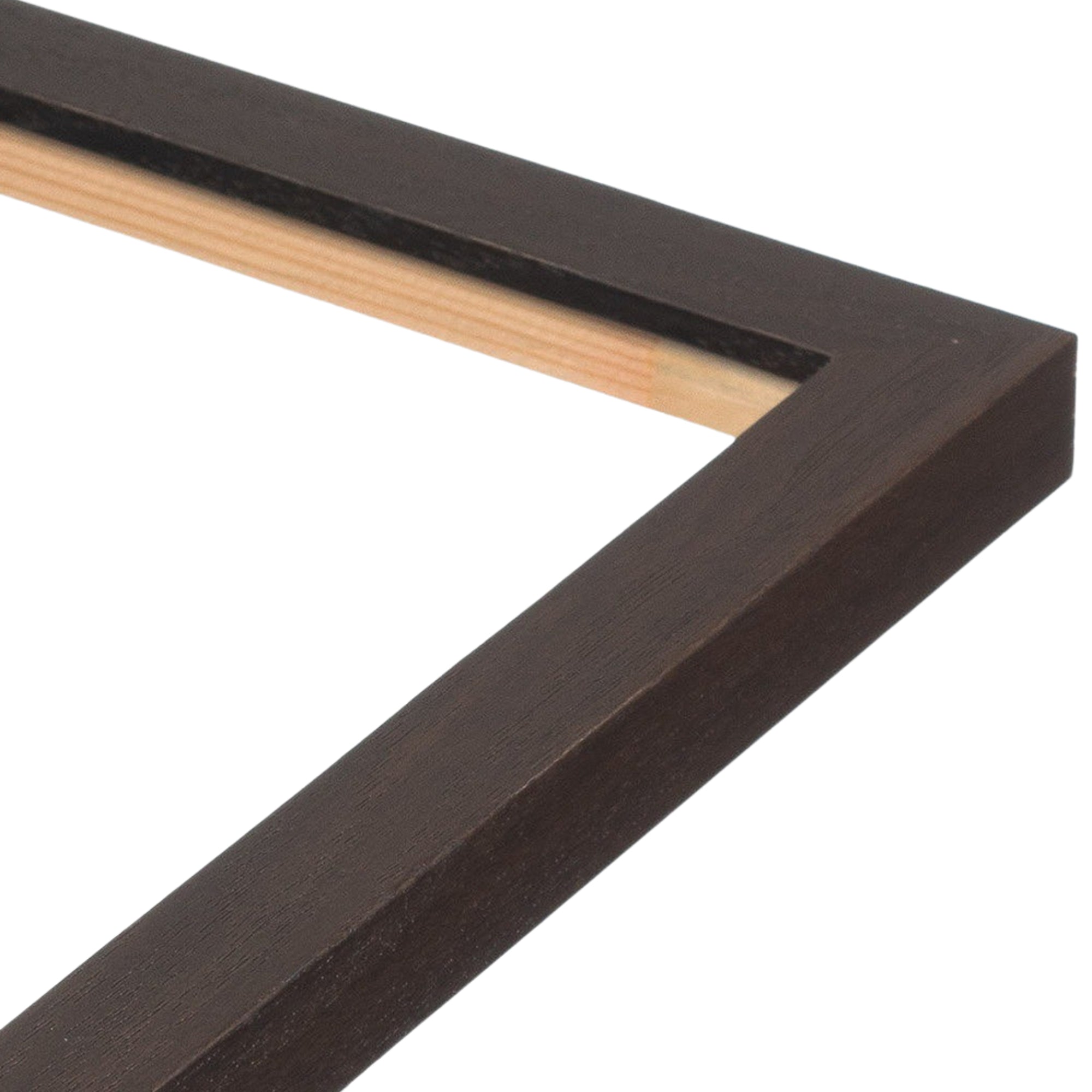 Dark Walnut Modern Narrow Width Table Top Frame - Elegant Dining & Office Desk for Small Spaces | Perfect for Apartments, Studios & Home Offices