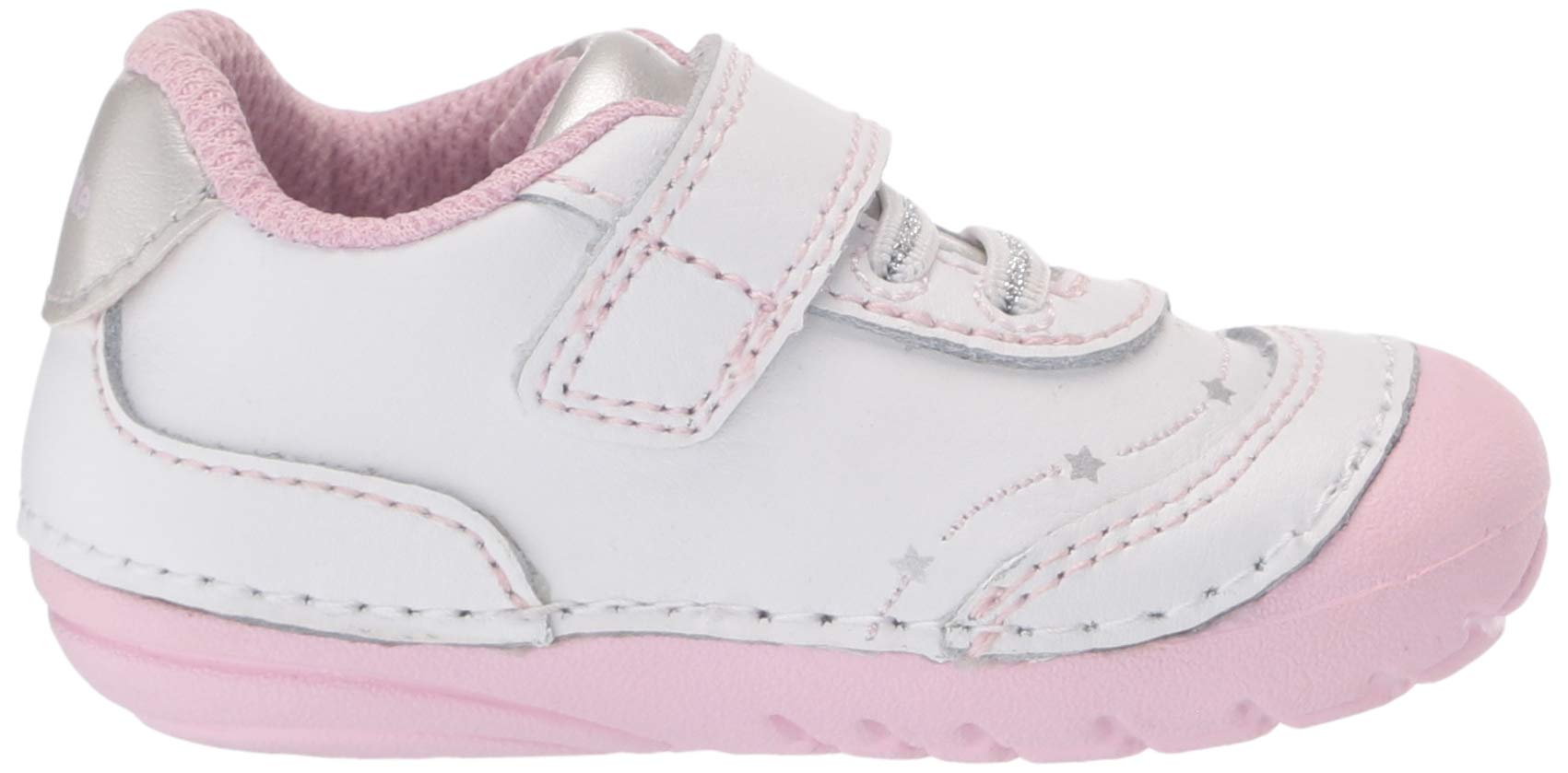 Stride Rite Soft Motion Adalyn First Walker Shoes for Baby Girls - Lightweight & Flexible Toddler Walking Shoes for Early Steps - Perfect for Indoor Play, Park Outings & First Walks