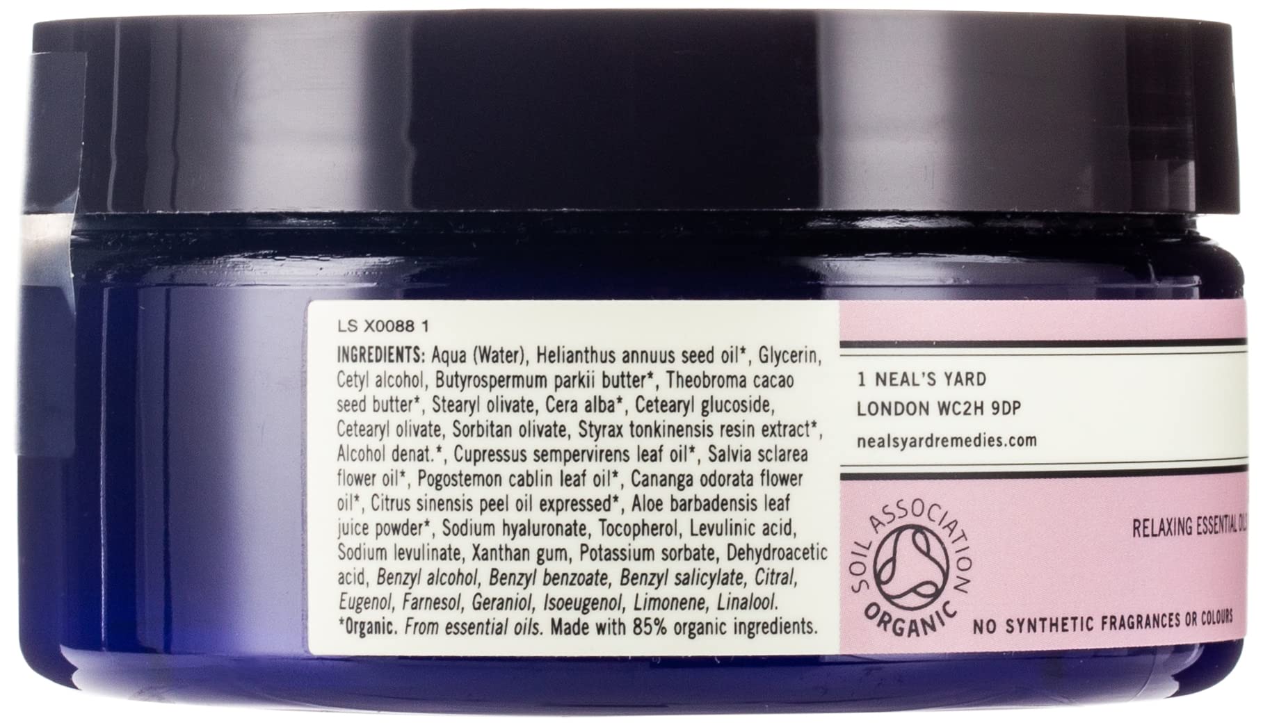 Neal's Yard Remedies Beauty Sleep Body Butter - 200g | Relaxing Lavender & Chamomile Scent for Deep Sleep | Moisturizing Night Cream for Dry Skin | Perfect for Bedtime Routine & Stress Relief