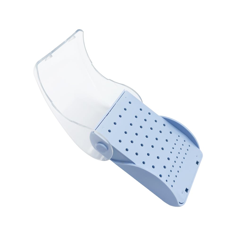 Autoclavable 60-Hole Dental Bur Block Organizer with Cover - Slow & High Speed Burs Holder for Dentists | Perfect for Dental Clinics & Lab Tool Organization