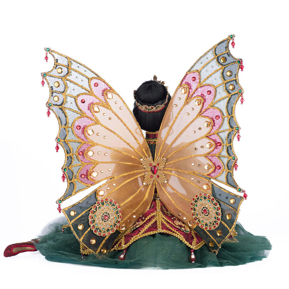 Belle Noelle Sitting Fairy Ballerina Doll - Handcrafted Collectible Figurine by Katherine's Collection | Perfect for Christmas Decor, Gift Giving & Fairy Tale Themed Displays