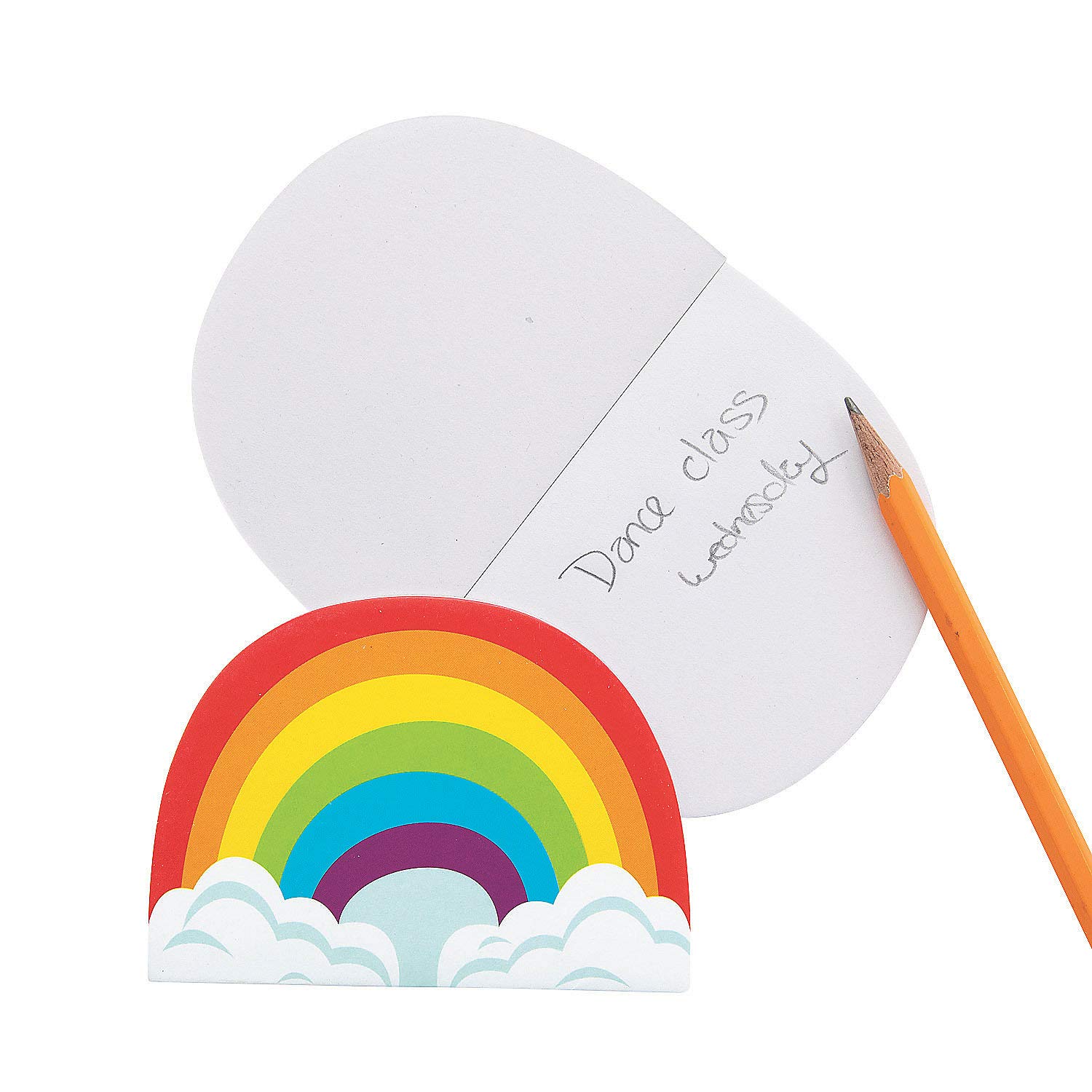 Colorful Rainbow-Shaped Notepads - 24-Pack for School, Office & Party Favors - Perfect for Classroom Supplies, Teacher Gifts & Birthday Party Giveaways