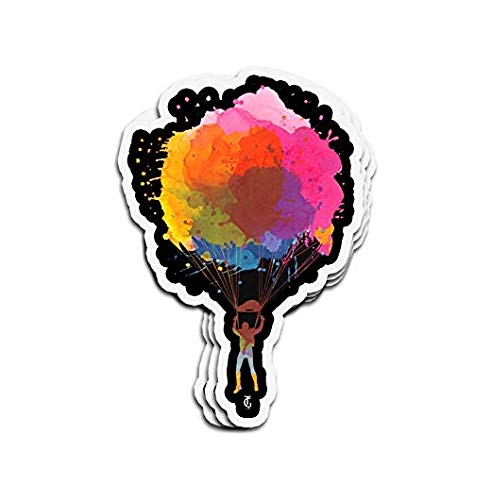 Skydiving Parachuting Sticker - Waterproof Vinyl Decal for Cars, Trucks, Laptops, Windows & Walls - Durable Outdoor/Indoor Graphic Decoration - Perfect for Adventure Enthusiasts & Extreme Sports Fans