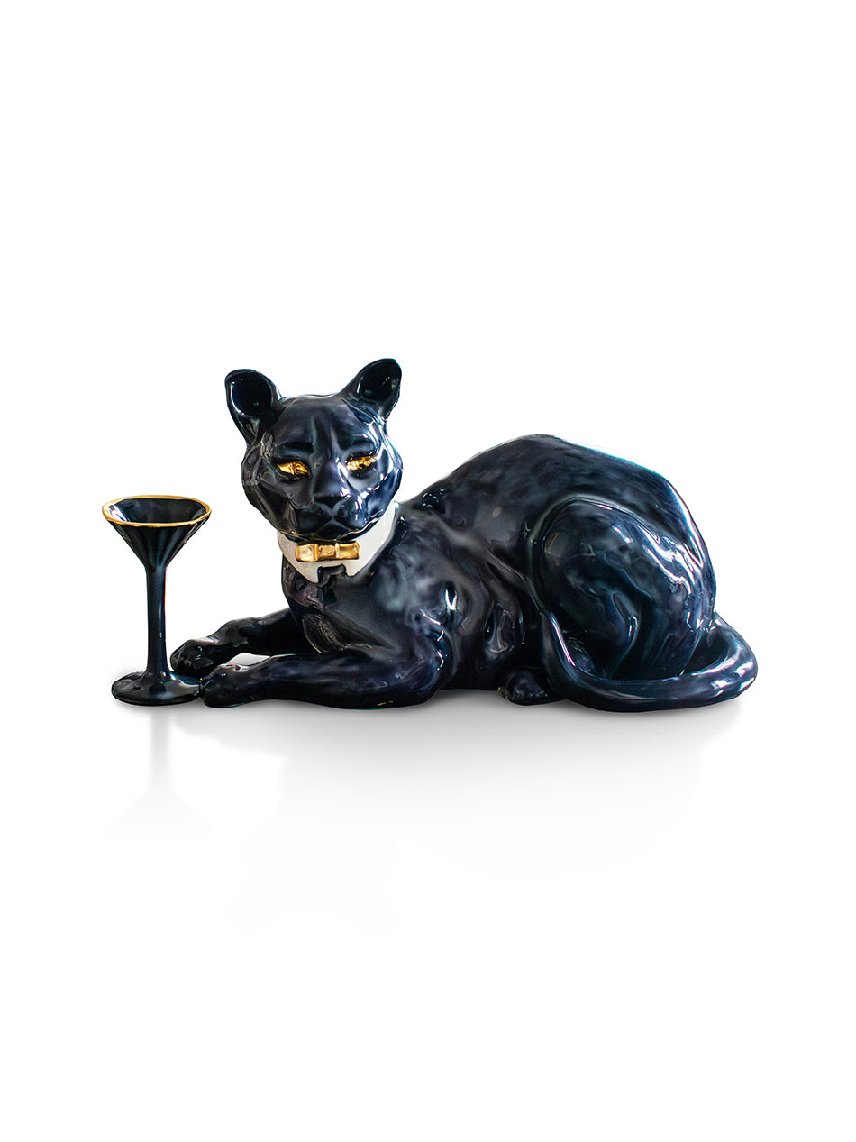 Cat-titude Limited Edition Ceramic Cat Figurine - Handcrafted Collectible for Cat Lovers - Perfect for Home Decor, Gift Giving & Collector's Display