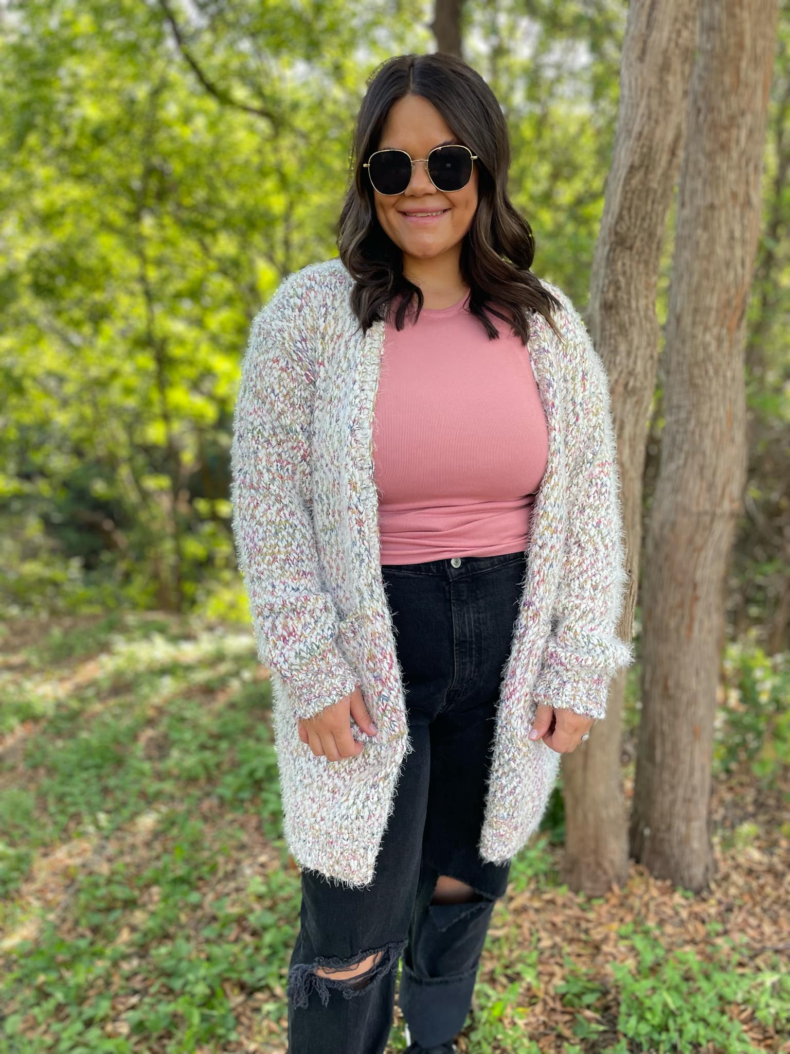 PREORDER: Bailey Cardigan for Women - Soft Knit Sweater in 2 Colors (Beige & Gray) | Perfect for Fall Layering & Cozy Winter Outfits