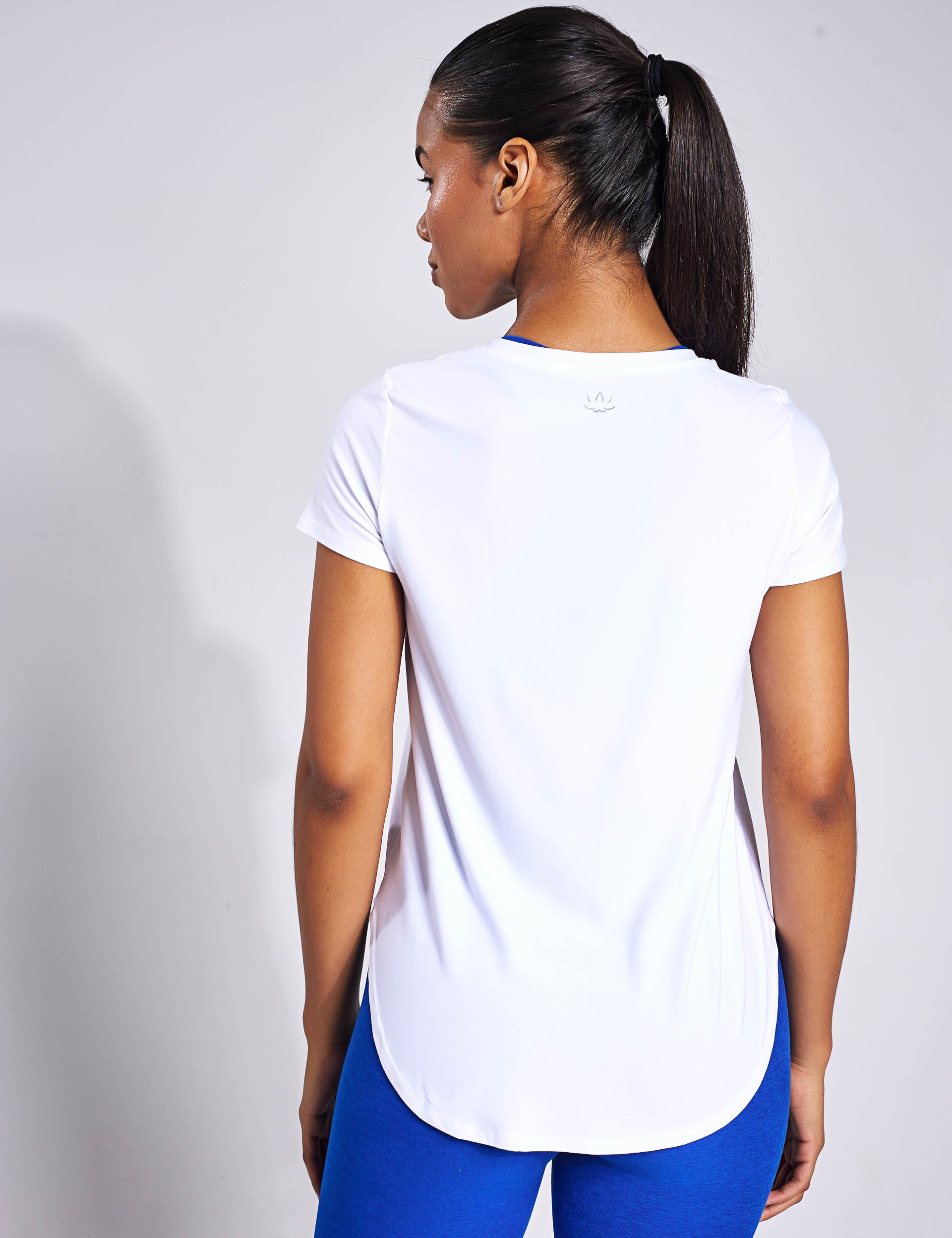Featherweight On the Down Low T-Shirt - Ultra Lightweight Cotton Tee in Cloud White | Perfect for Casual Wear, Gym & Everyday Comfort