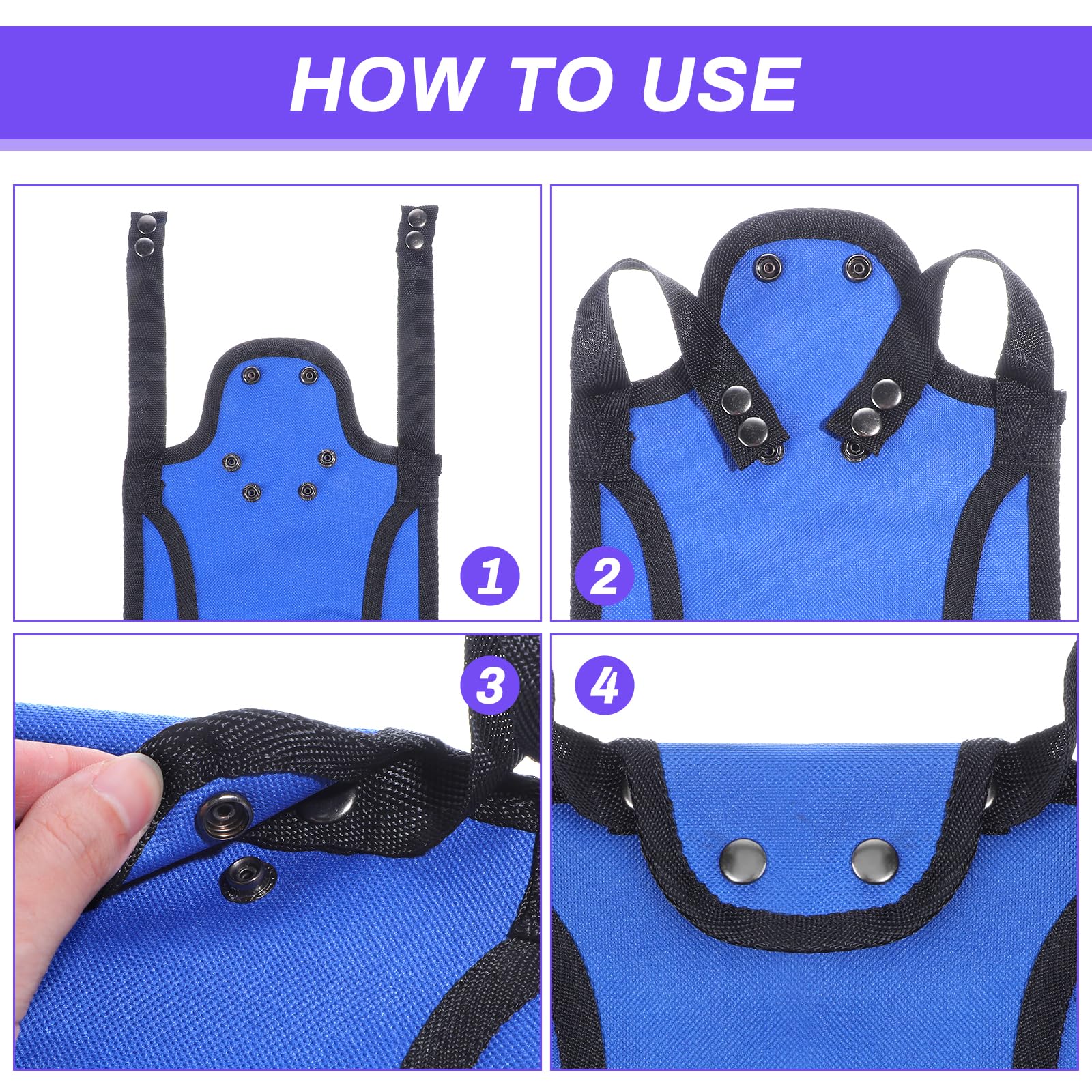 6 Pcs Adjustable Chicken Saddle Apron - Hen Back & Side Protector with Comfortable Straps | Feather Protection Poultry Accessories for Egg Laying, Rooster Mating & Free Range Hens (Ideal for Backyard Chickens & Small Farms)