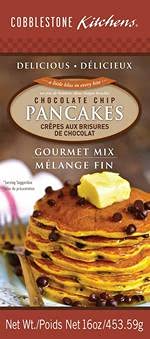 Delicious Chocolate Chip Pancake Mix - 16 oz Box for Fluffy Homemade Pancakes | Perfect for Breakfast, Brunch & Family Gatherings