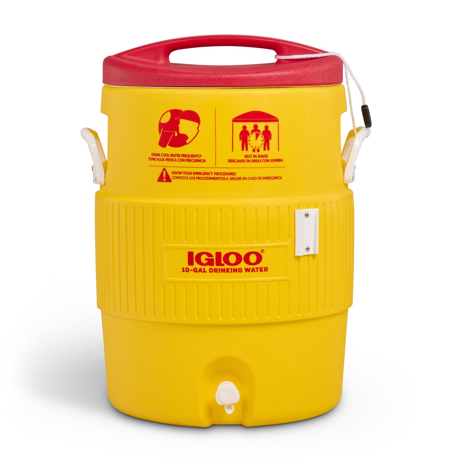 Igloo 5 & 10 Gallon Insulated Water Cooler with Spout - Portable Beverage Dispenser for Sports, Camping & Outdoor Events - Handwashing Station for Parties, Picnics & Tailgating