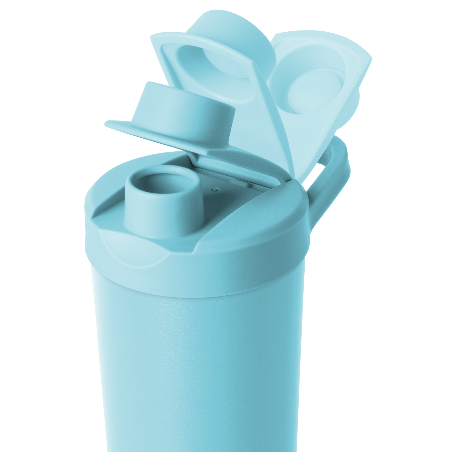 Premium Protein Shaker Bottle for Gym & Workouts - Leak-Proof, BPA-Free, 20oz Mixing Cup with Storage Lid - Perfect for Protein Powder, Pre-Workout & Smoothies