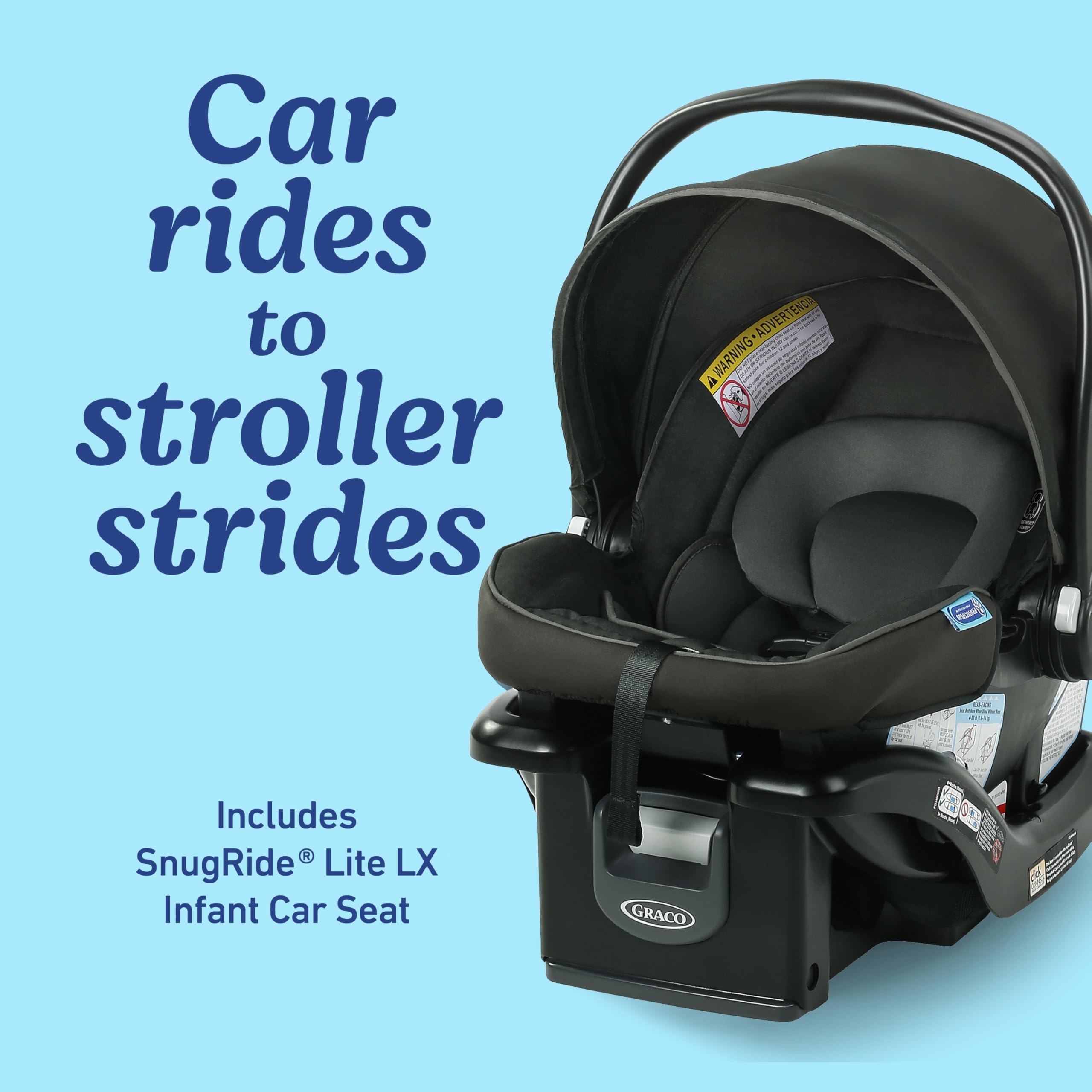 Graco Modes Element Travel System - Lightweight Stroller & Infant Car Seat Combo for Newborns to Toddlers | Perfect for Shopping, Travel & Daily Outings
