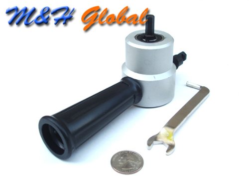 Power Drill Metal Nibbling Cutter - Heavy Duty Sheet Metal Cutting Tool for DIY, HVAC, Auto Repair & Metal Fabrication
