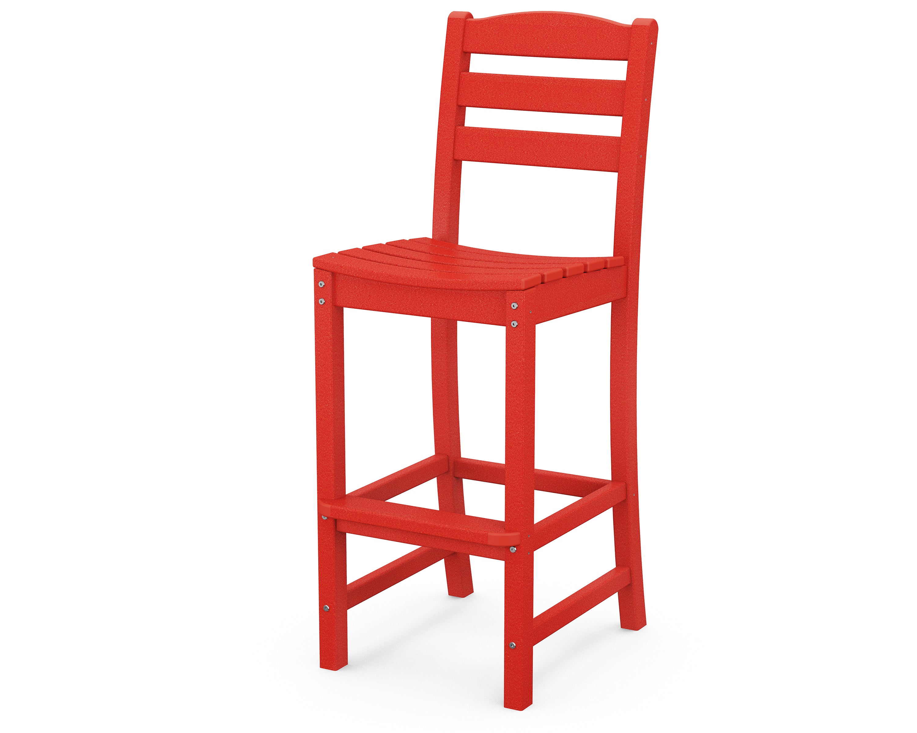 POLYWOOD La Casa Cafe Bar Side Chair - Outdoor & Indoor Dining Chair - Weather-Resistant & Durable - Perfect for Patio, Deck, Restaurant, and Home Use