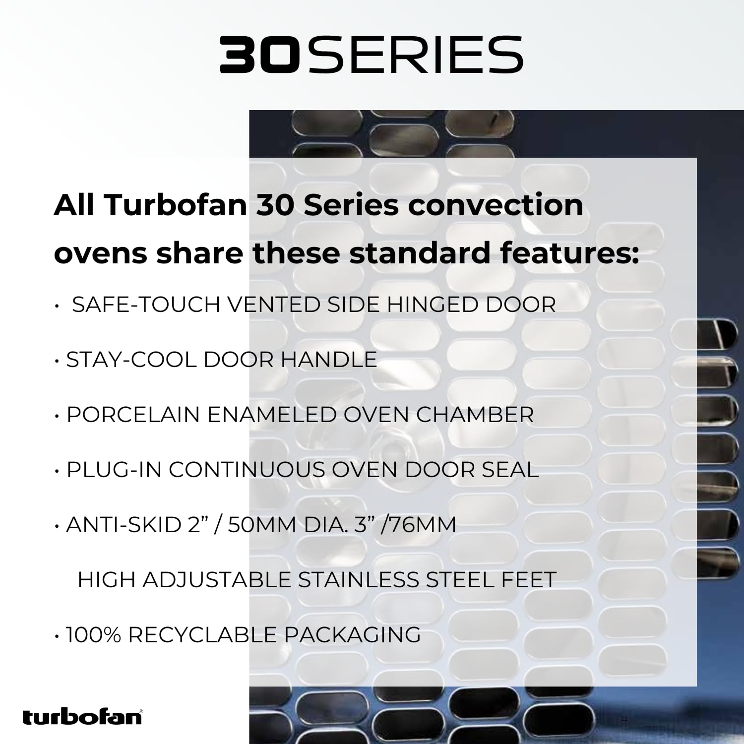 Moffat E32T5/2C Commercial Stainless Steel Convection Oven - Electric Full Size 2 Deck 208V/60Hz/1-Phase - Perfect for Restaurants, Bakeries & Catering Businesses