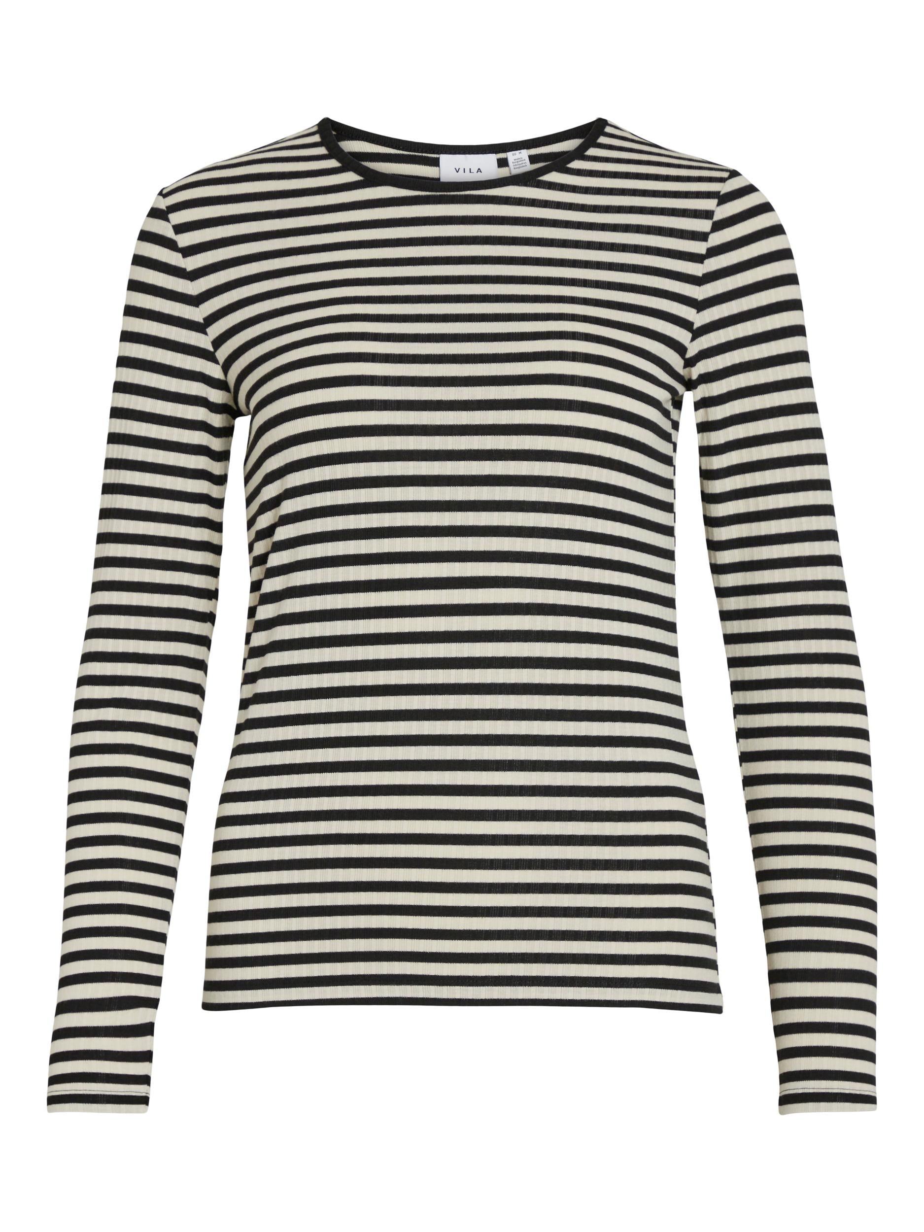 Aspen Top (Black/Cream) - Stylish Women's Casual Blouse for Everyday Wear, Office, and Date Nights