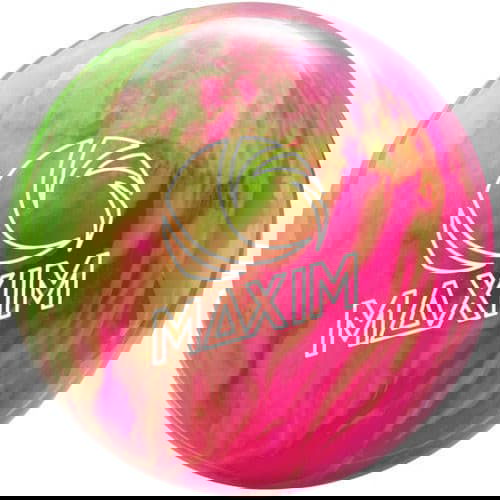 Ebonite Maxim Pink Limeade Bowling Ball - High Performance for Strikes & Spares | Perfect for League Play & Tournaments